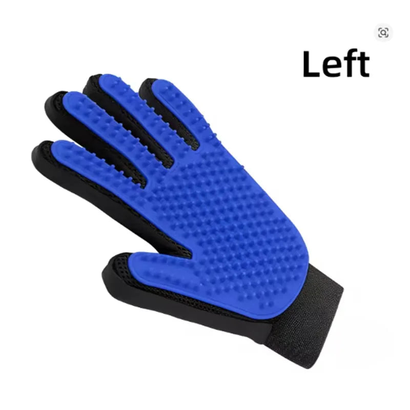 Pet Grooming & Deshedding Glove for Dogs and Cats