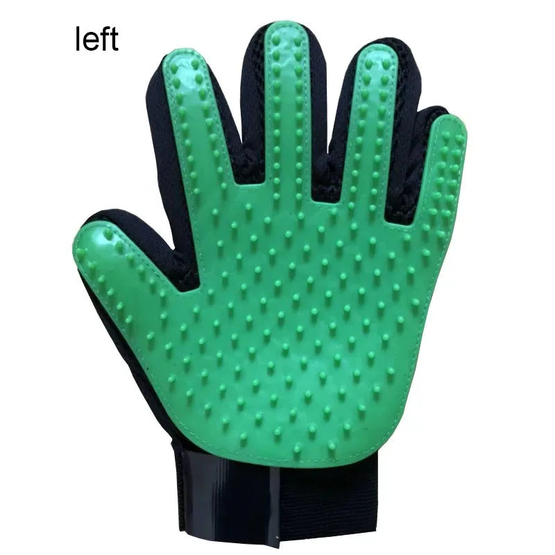 Pet Grooming & Deshedding Glove for Dogs and Cats