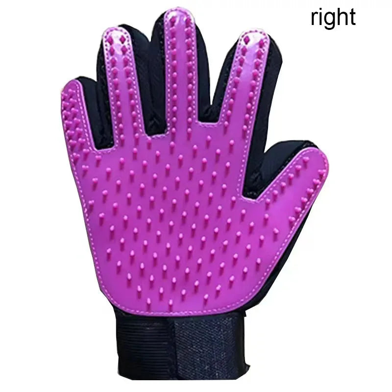 Pet Grooming & Deshedding Glove for Dogs and Cats