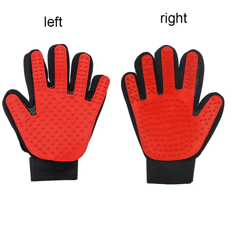 Pet Grooming & Deshedding Glove for Dogs and Cats