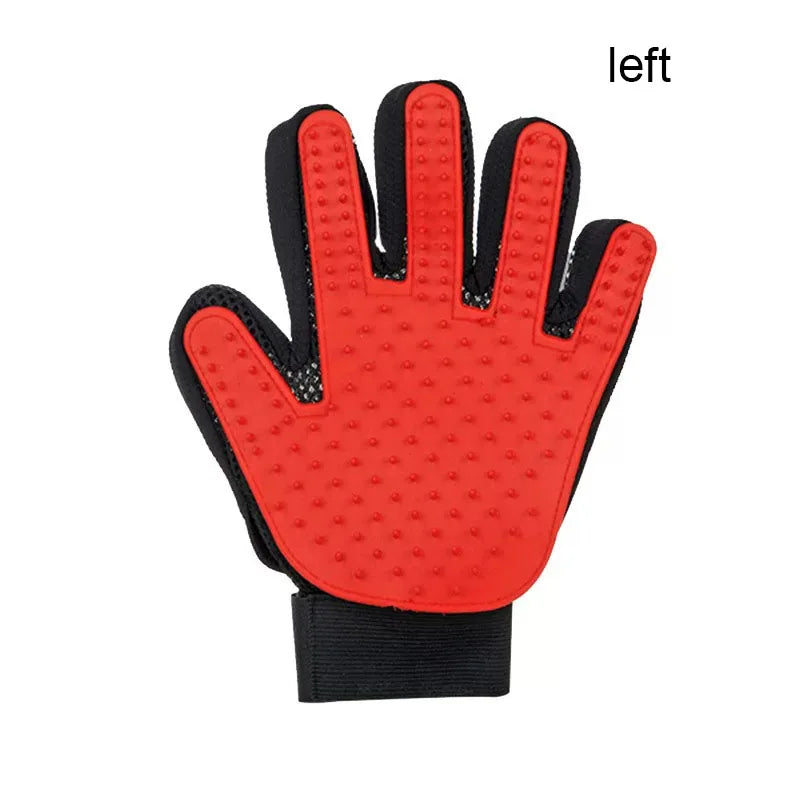 Pet Grooming & Deshedding Glove for Dogs and Cats