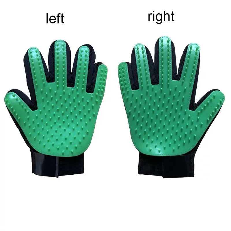 Pet Grooming & Deshedding Glove for Dogs and Cats