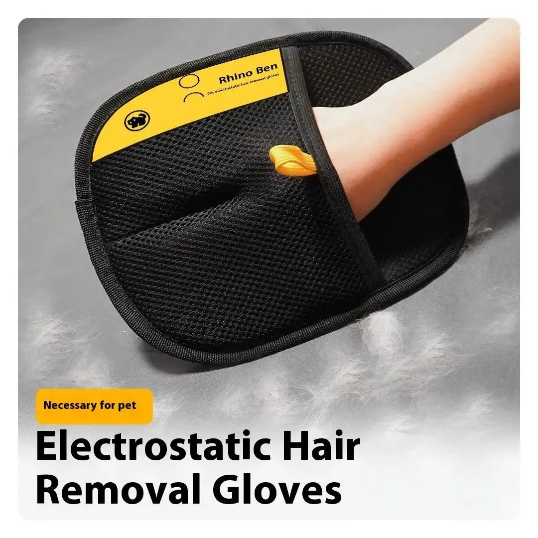Pet Grooming & Deshedding Glove for Dogs and Cats