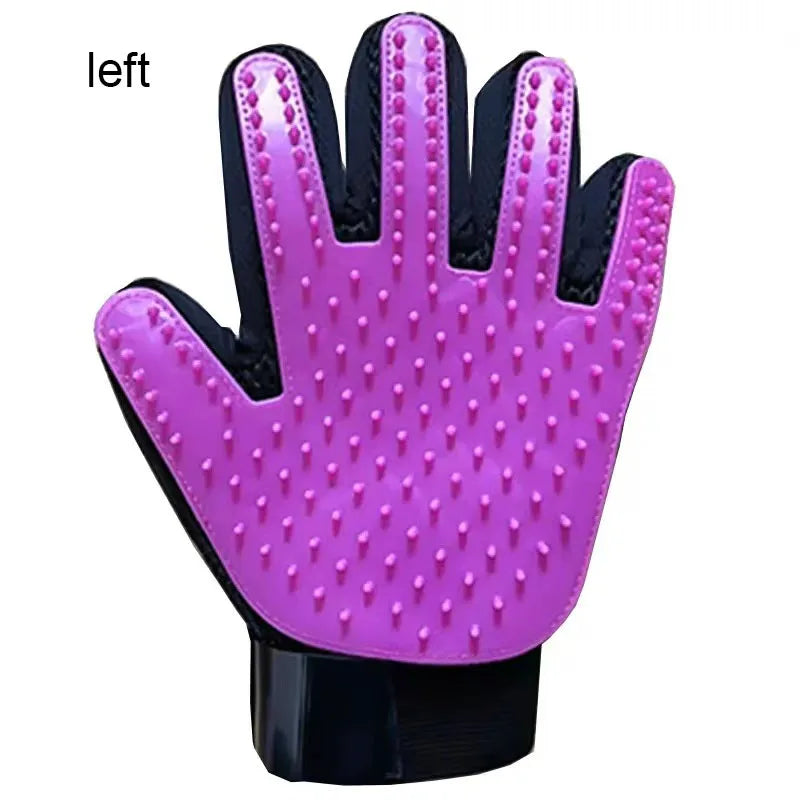 Pet Grooming & Deshedding Glove for Dogs and Cats